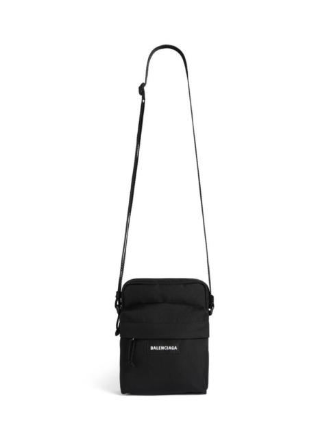 BALENCIAGA Men's Explorer Crossbody Pouch in Black