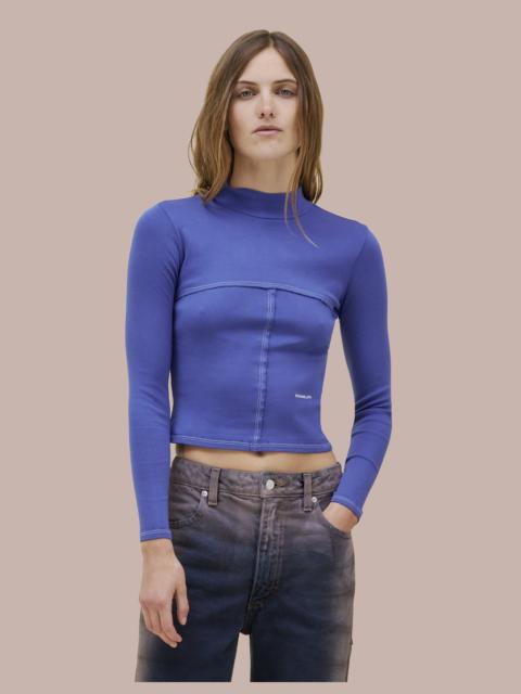 ECKHAUS LATTA LAPPED BABY TURTLENECK.