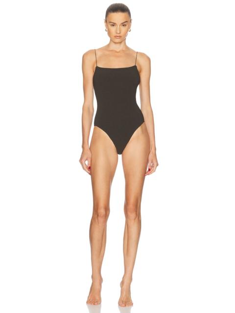 TOTEME Smocked One Piece Swimsuit