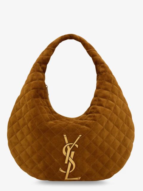 SAINT LAURENT Icare Hobo Suede Handbag