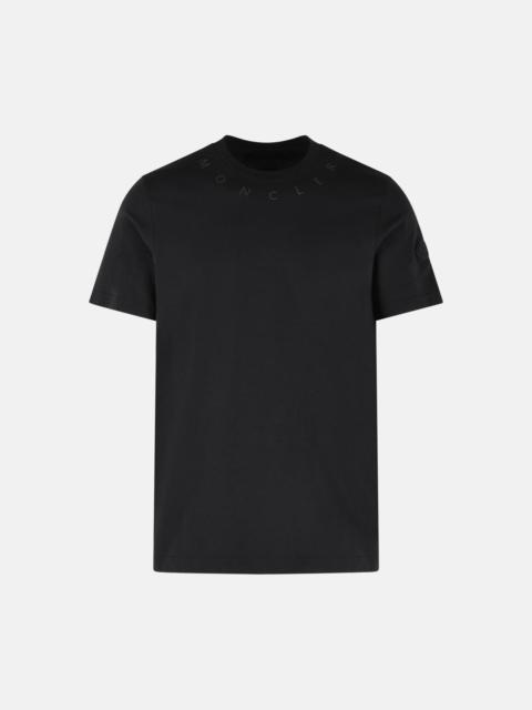 Moncler BLACK COTTON T-SHIRT