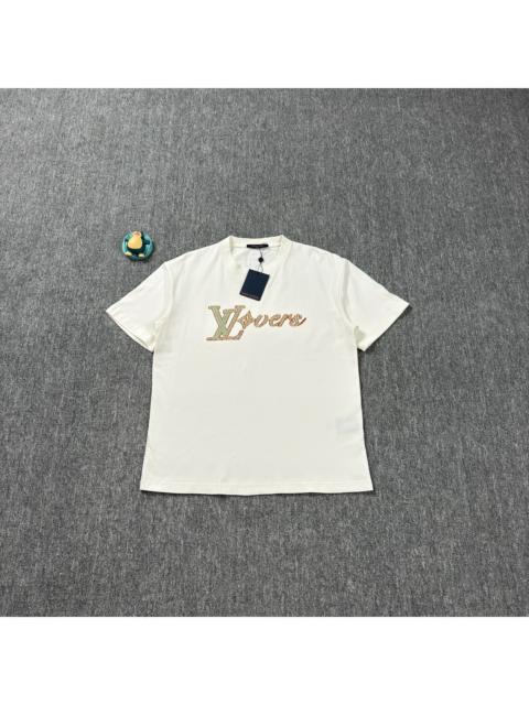 Louis Vuitton Louis Vuitton LV Pharrell Williams white sequined short-sleeved shirt