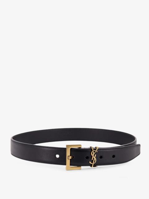 SAINT LAURENT Saint Laurent Leather Belt
