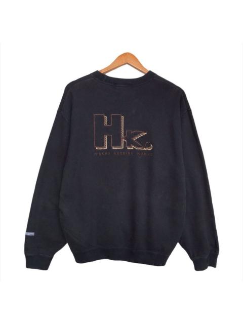 Other Designers Hiroko Koshino Homme - Hiroko Koshino Japanese Brand Spellout Black Sweatshirt
