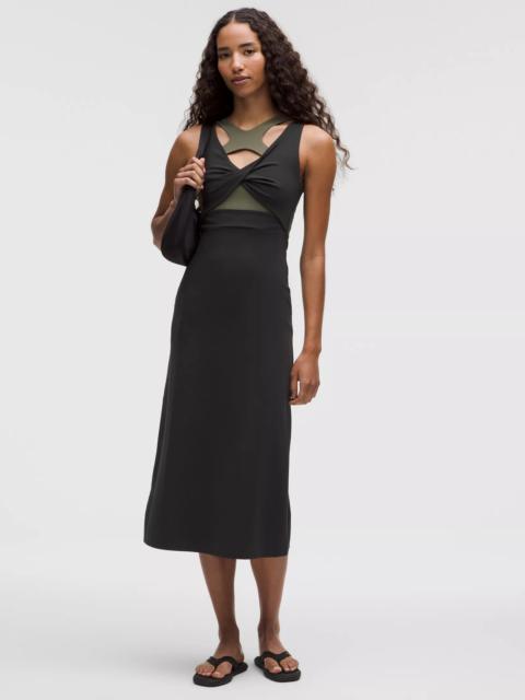 lululemon Nulu Twist-Front Midi Dress