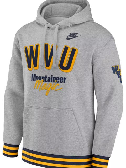 Nike Nike Men's West Virginia Mountaineers Dark Grey Heather Legacy Retro Hoodie