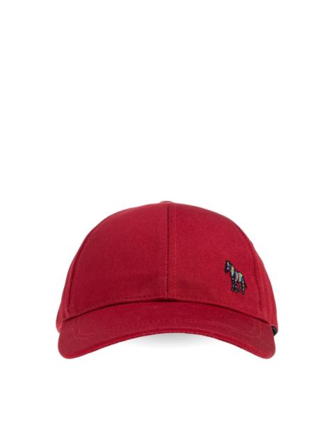 Paul Smith Zebra logo organic cotton cap