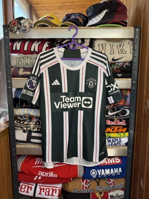 adidas Adidas Manchester United TeamViewer Soccer Jersey DXC