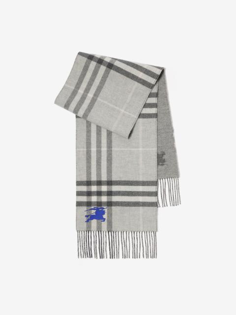 Burberry Reversible EKD Check Cashmere Scarf