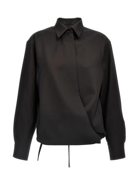 Valentino Valentino techno light wool shirt