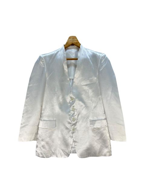 Other Designers Japanese Brand - HARAJUKU ZENMALL Shiny White Blazer Suit Jacket #A44-1006