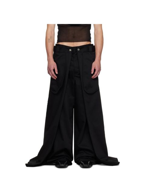 Black Shayne Oliver Edition 'The Wrap' Trousers