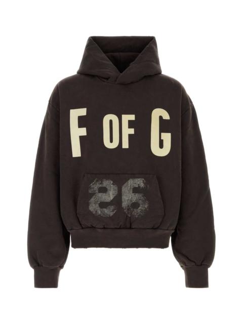 Fear of God Fear Of God Men Brown Cotton Sweatshirt