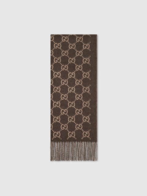 GUCCI GG cashmere shawl