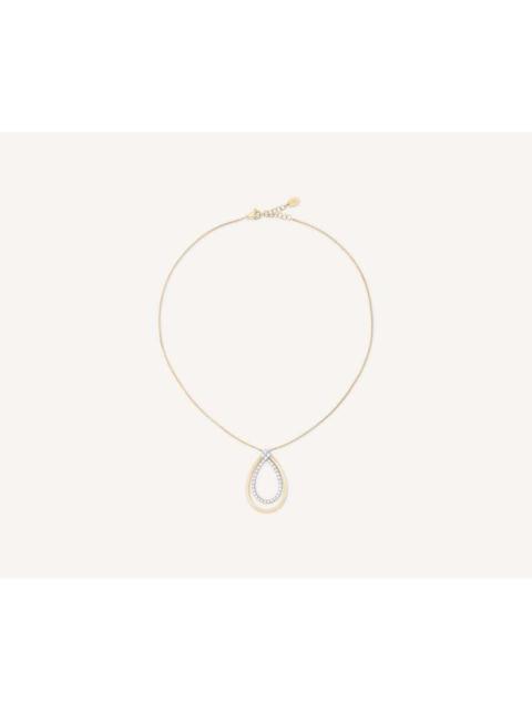 Other Designers Marco Bicego 18K Yellow Gold Pendant Necklace With Diamonds CG856_B_YW_M5
