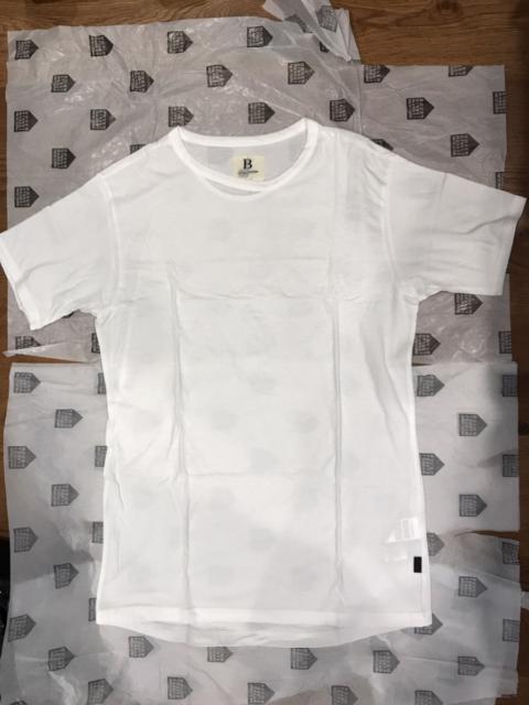 Yohji Yamamoto White B Collar T-shirt