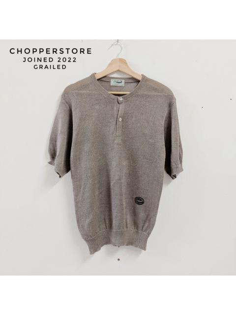 Other Designers Japanese Brand - Vintage Crocodile Original Design Short Sleeve Knitwear