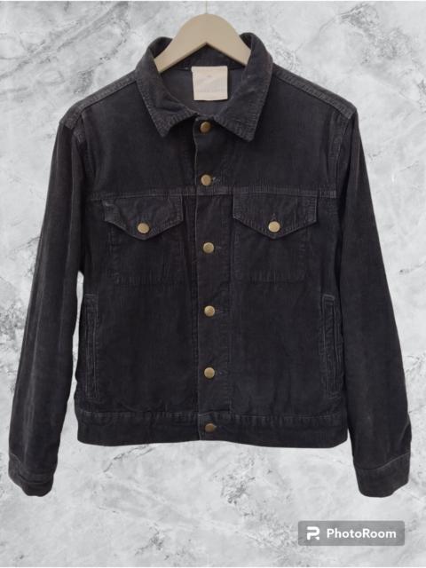 Other Designers Vintage - Corduroy Black Denim Jacket