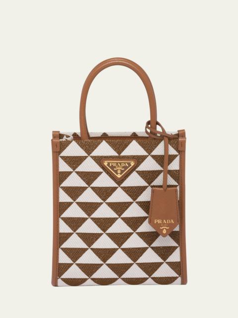 Prada Symbole Mini Box Tote Bag
