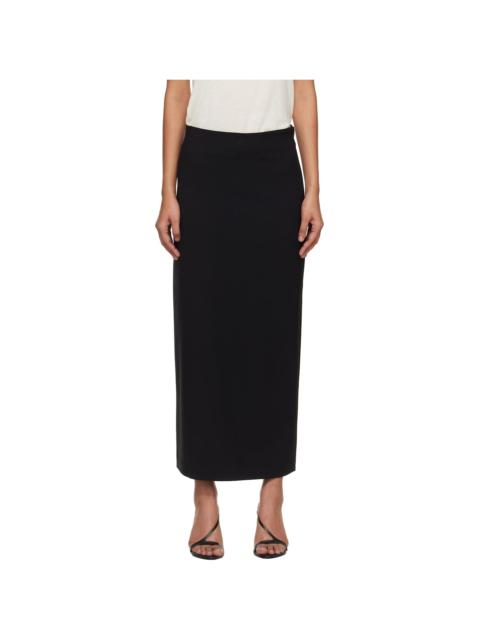Loulou de Saison Black Samos LDS Grain de Poudre Maxi Skirt