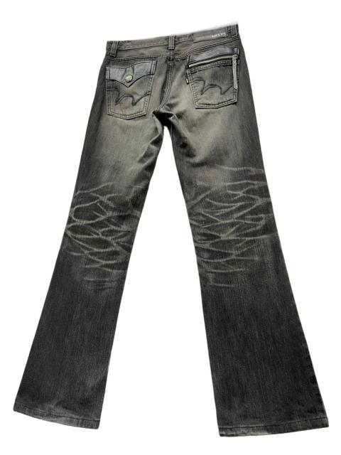 Other Designers Edwin - 🔥XVS JAPAN Vintage Distressed Faded Black Minimalist Flare