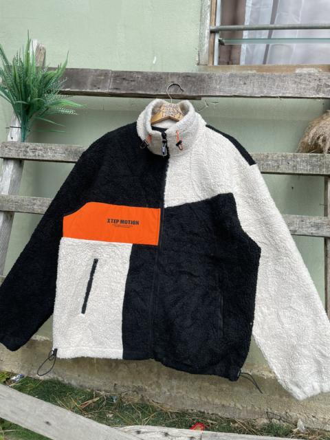 Other Designers Japanese Brand - XTEP Motion Patchwork Style Sherpa Jacket