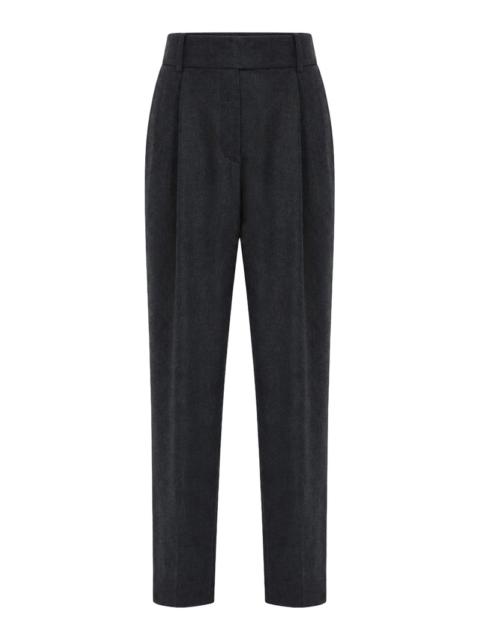 GIORGIO ARMANI Giorgio Armani Women Tailored Wool Trousers With Pleats