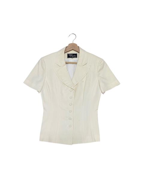 Other Designers Vintage Lolita Lempicka Paris Short Sleeve Blazer Jacket