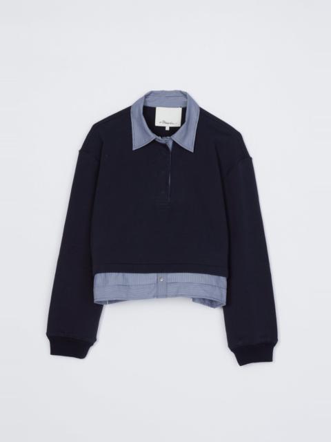 3.1 Phillip Lim Terry Polo With Shirt