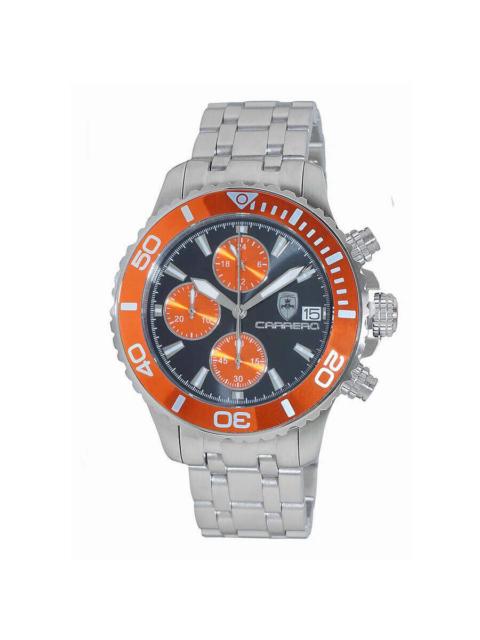 Other Designers Torino Carrero Time Bold - Cx2 Chronograph Orange Dial Men's Watch C1S3735OR
