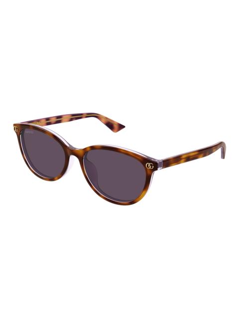 GUCCI Gucci Violet Cat Eye Ladies Sunglasses GG1818SK 004 56