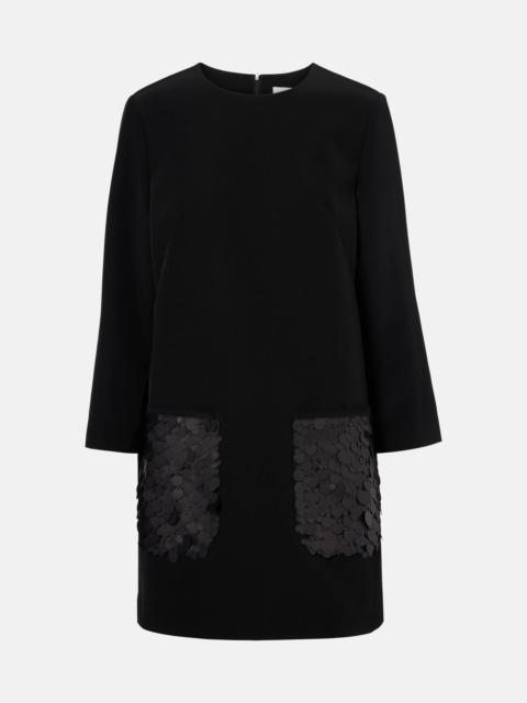 JOSEPH Bixio sequined satin twill minidress