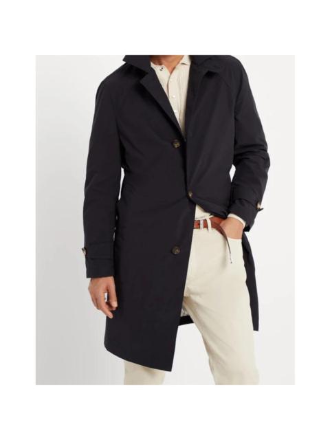 Brunello Cucinelli Brunello Cucinelli Blue Tailored Trench Coat