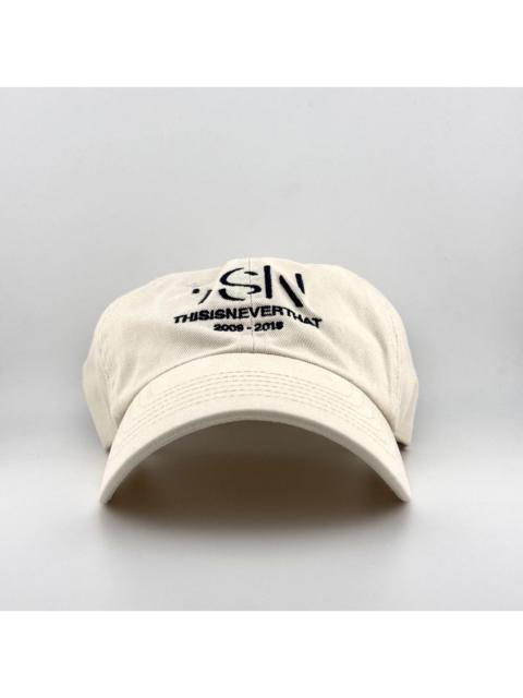 thisisneverthat® Thisisneverthat 10th Anniversary Cap Beige Korea