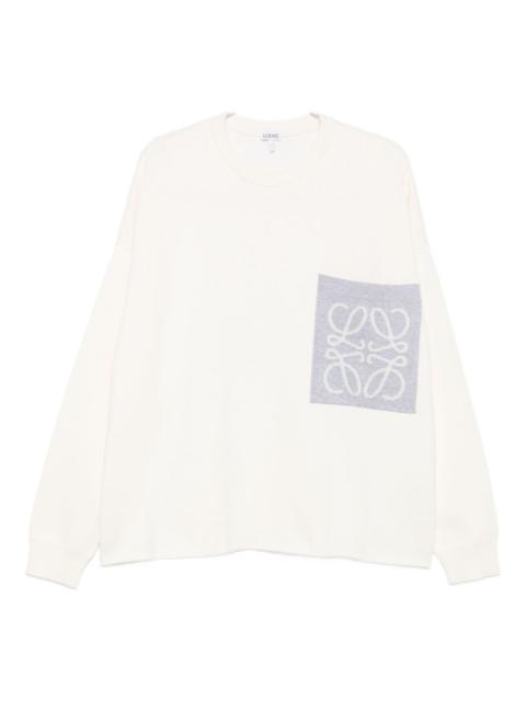 Loewe Loewe Men Anagram Cotton Sweater