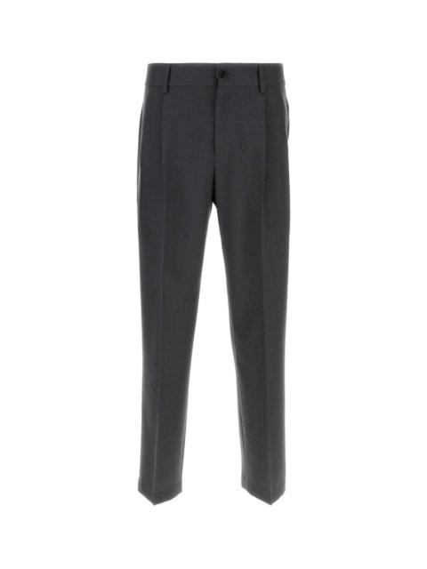 Dolce & Gabbana Dolce & Gabbana Men Dark Grey Wool Blend Pant