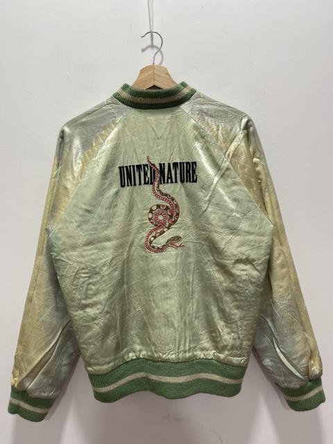 Other Designers Vintage - OZONE ROCKS DRAGONFLY SAMURAI SUKAJAN SOUVENIR JACKET