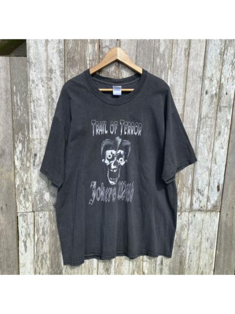 Other Designers Thrashed Faded Vintage Y2K Trail Of Terror Jokers Wild Tee