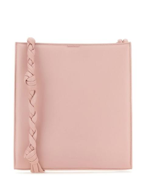 Jil Sander Woman Pink Leather Tangle Shoulder Bag