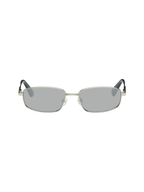 JACQUEMUS Silver 'The Sera' Sunglasses