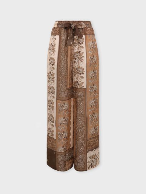 Zimmermann Trousers Lucky Relaxed Chocolate