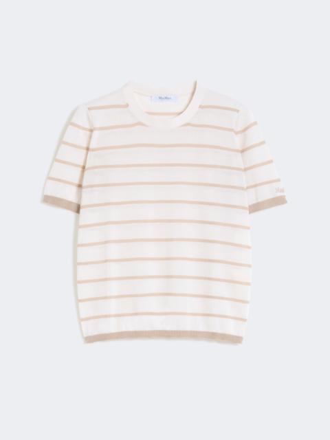 Max Mara Cashmere and silk yarn sweater - BEIGE