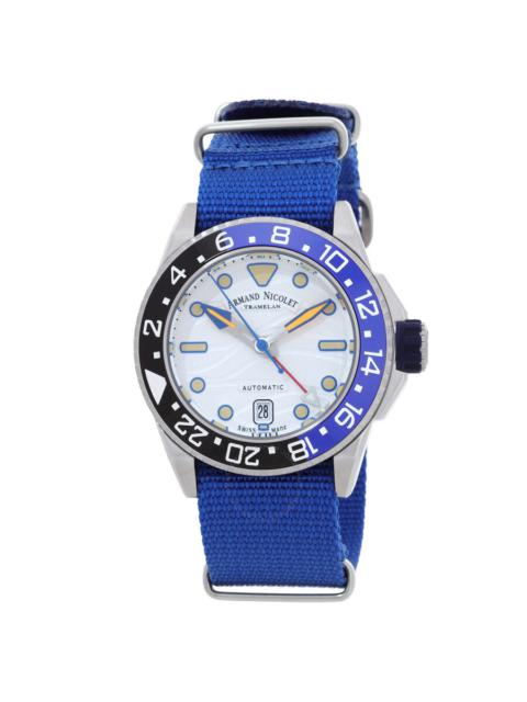 Other Designers Armand Nicolet JSH GMT Automatic Silver Dial Men's Watch A487RGU-AU-BN22481AAUU