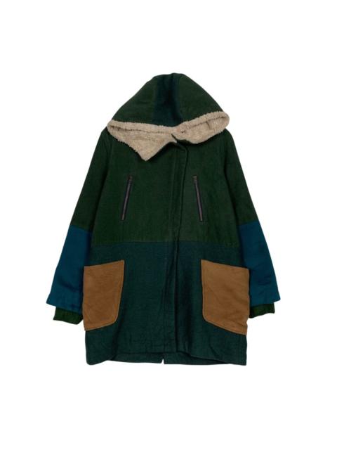 Other Designers Japanese Brand - POU DOU DOU Patchwork Asymmetrical Jacket #3563-C163