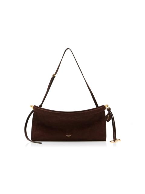 Alaïa Le Click E/W Medium Nubuck Bag brown