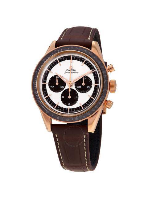 Pre-owned Omega Speedmaster Moonwatch Chronograph Tachymeter Silver Dial Men's Watch 311.63.40.30.02