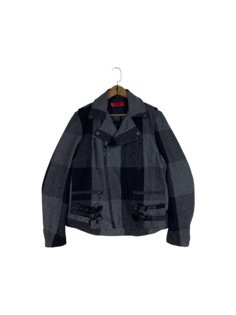 Levi’s Wool Tweed Patchwork Biker Jacket