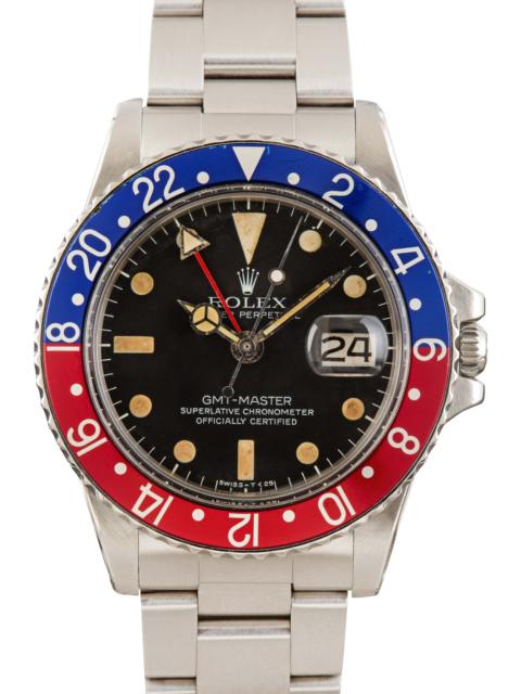 Vintage Rolex GMT-Master ref 1675 Steel Oyster Pepsi
