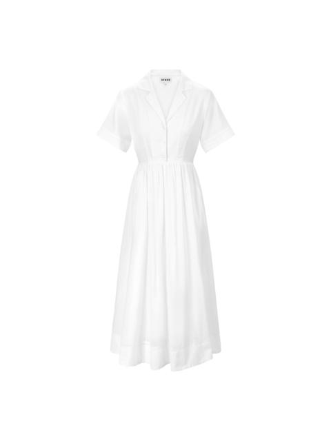 STAUD White Meryl Dress