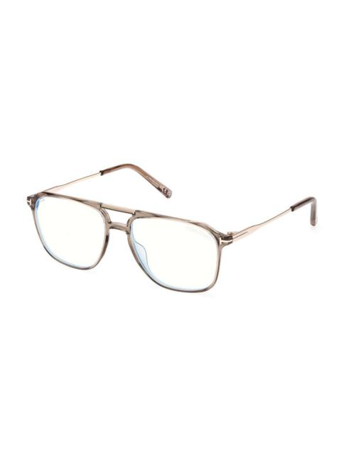 TOM FORD Tom Ford Blue Light Block Navigator Men's Eyeglasses FT5665-B 045 54